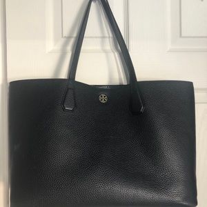 Tory Burch leather large tote bag - authentic